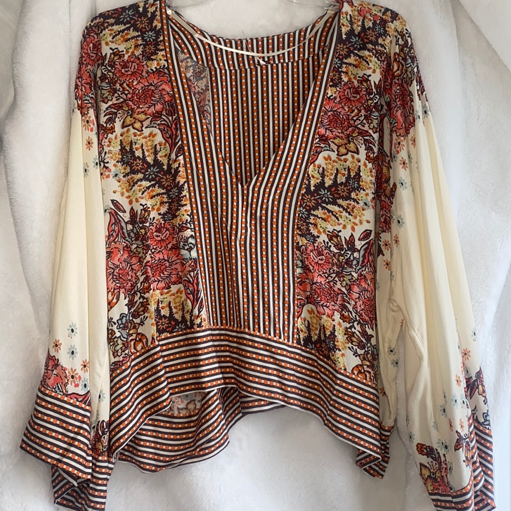 Floral Print long sleeve shirt